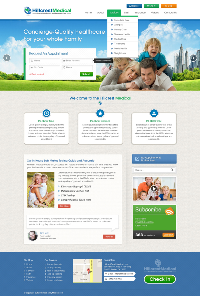Web Design par the-lion-king pour Fluid Drive Media | Design #1317877