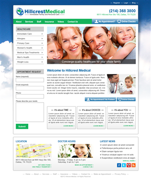 Hillcrest Web Design Project | Diseño Web por MIND
