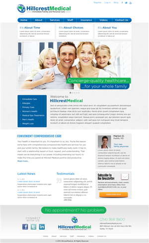 Hillcrest Web Design Project | Diseño Web por ShreejiAkshar