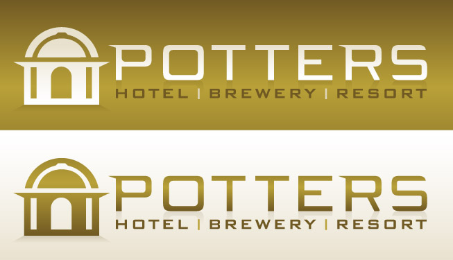 Logo Design by FireSide Design for Potters Hotel & Brewery | Design #5180