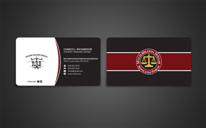 RRB Law Firm Business Card | Business Card Design by WebixBD