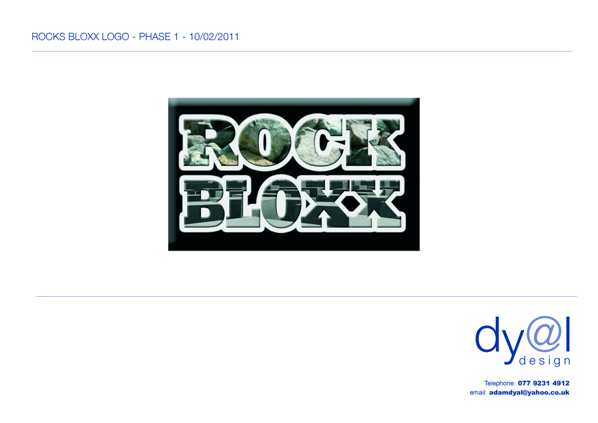 Logo Design by Dyal Design for Rockbloxx | Design #207051