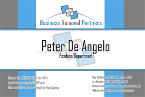 Logo Design by Putchukoy for Business Renewal Partners | Design: #1313047
