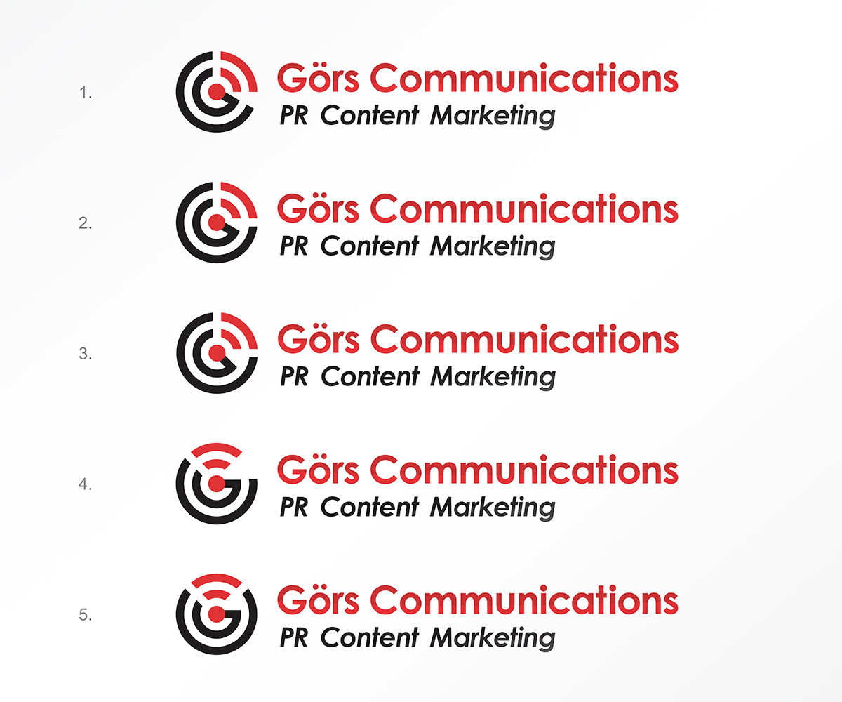 Logo Design by mrSergio for Görs Communications | Design #4733604