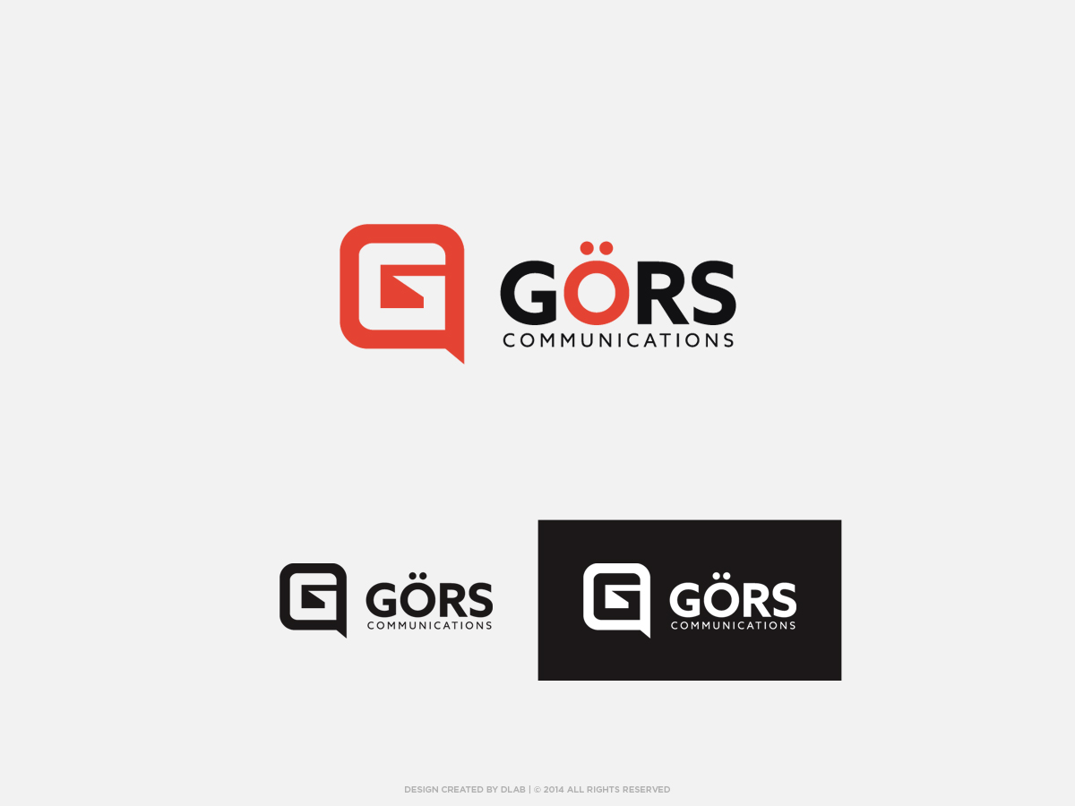 Logo Design by DLab™ for Görs Communications | Design #4754339