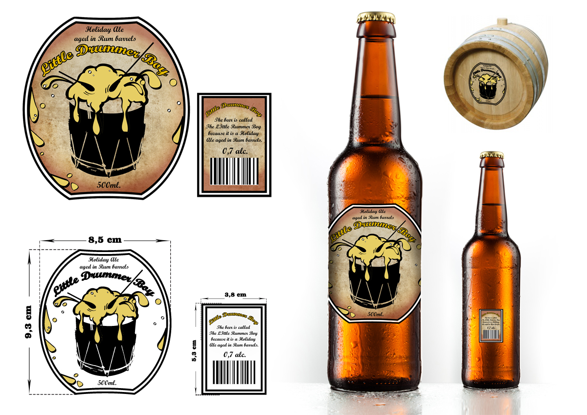 Label Design by Veliko Penchev for HomeBrewing.com | Design #4600798