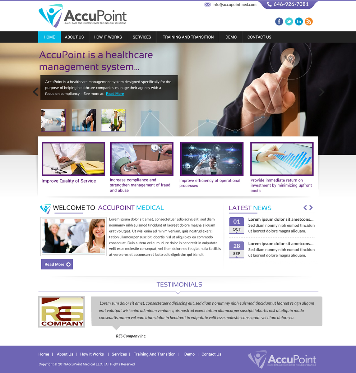 Web Design by Sbss for this project | Design #4615887