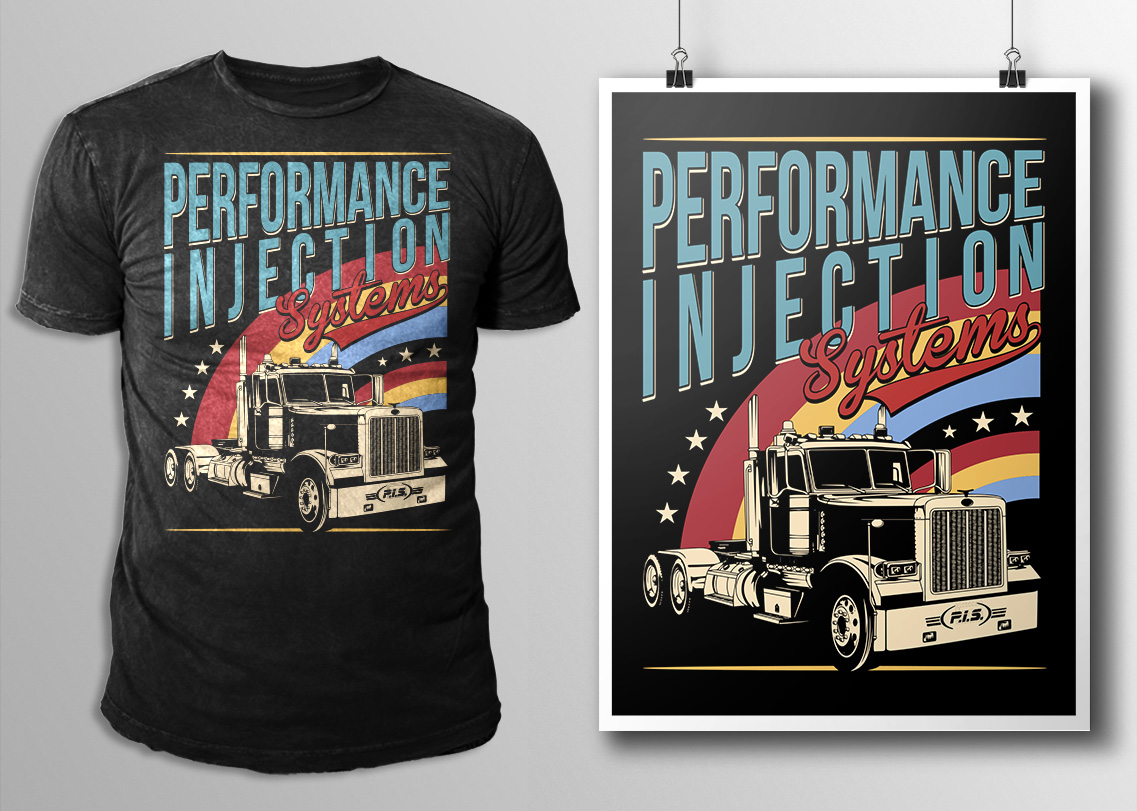 T-shirt Design by swo0osh for Performance Injection Systems | Design #4648735