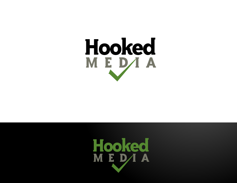 Logo Design by designgreen for Hooked Media | Design #1345591
