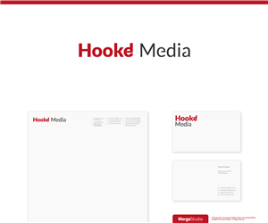 Logo Design by MergeStudio for Hooked Media | Design: #1313049