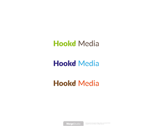 Logo Design by MergeStudio for Hooked Media | Design: #1318668
