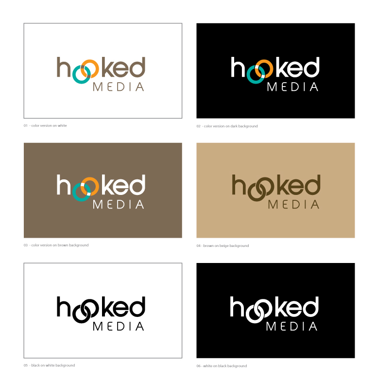 Logo Design by milicka for Hooked Media | Design: #1385633