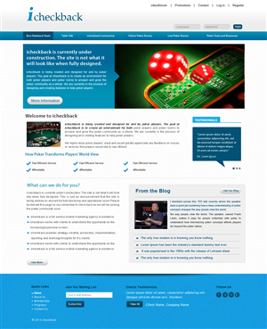 Wordpress Design by webxvision for ICHECKBACK | Design: #1333945
