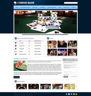 Wordpress Design by pb for ICHECKBACK | Design: #1303962