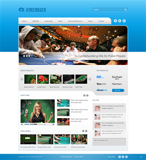 Wordpress Design by pb for ICHECKBACK | Design: #1307679