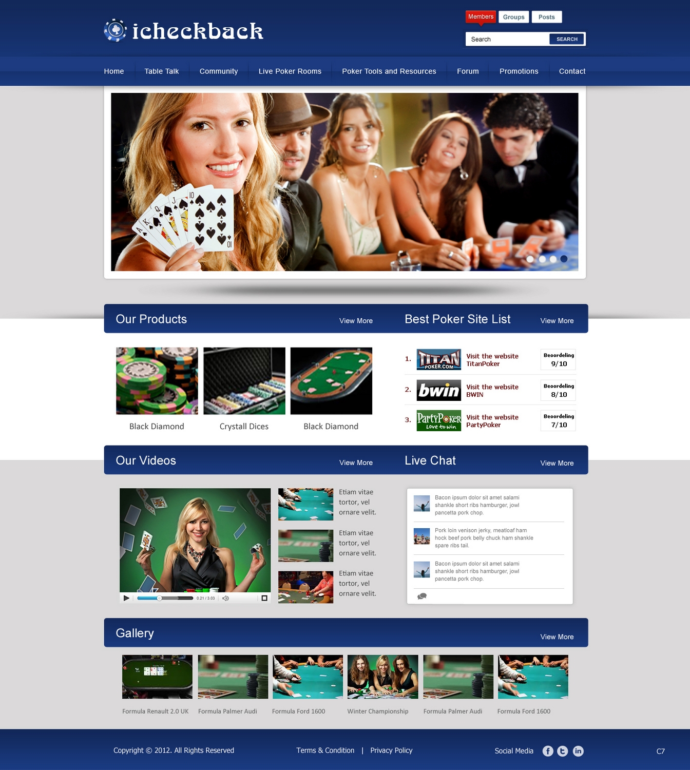 WordPress-Design von pb für ICHECKBACK | Design #1307682