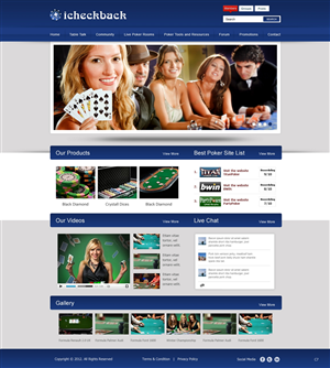 Wordpress Design by pb for ICHECKBACK | Design: #1307682
