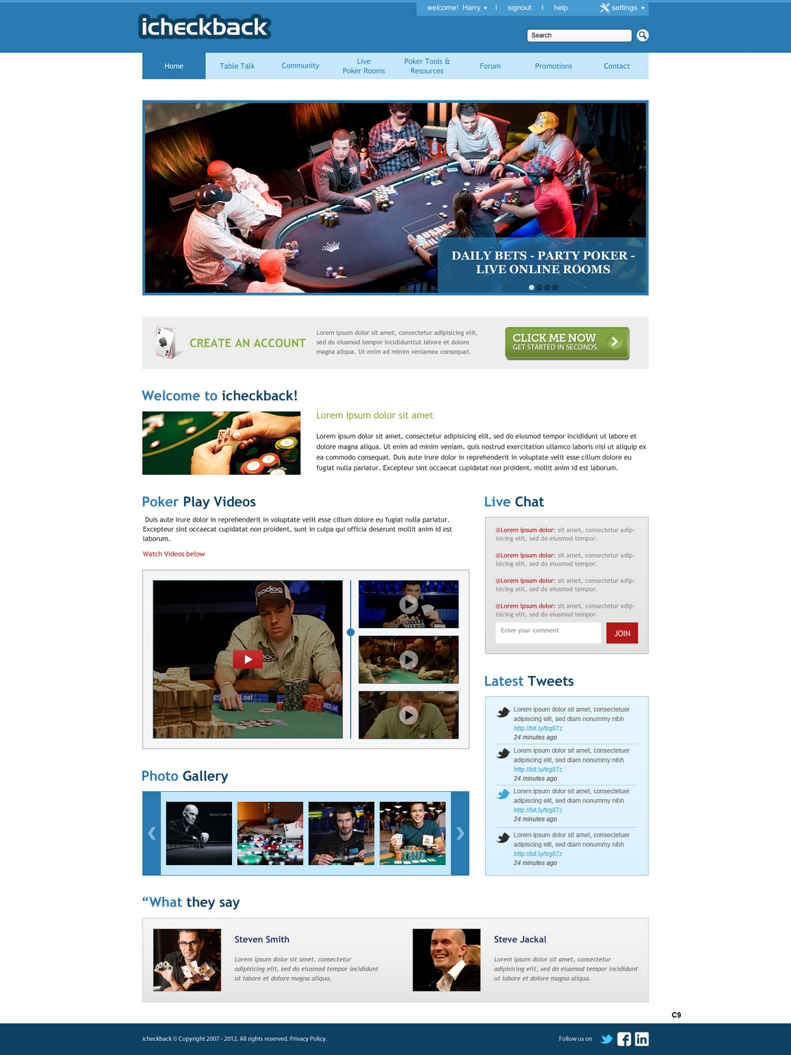 WordPress-Design von pb für ICHECKBACK | Design #1307683