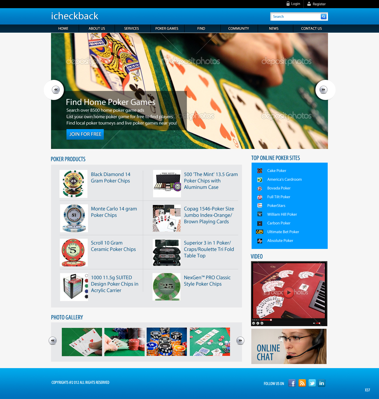 Wordpress Design by pb for ICHECKBACK | Design #1308977