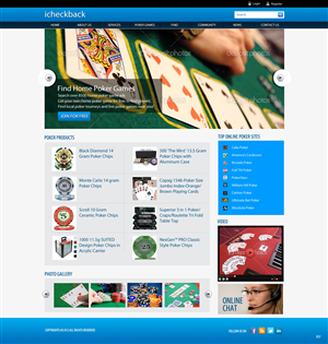 Wordpress Design by pb for ICHECKBACK | Design: #1308977