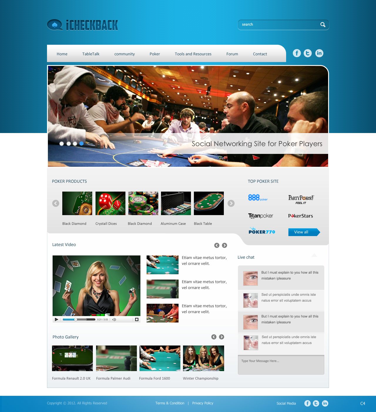 Wordpress Design by pb for ICHECKBACK | Design #1329074