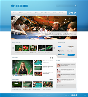 Wordpress Design by pb for ICHECKBACK | Design: #1329075