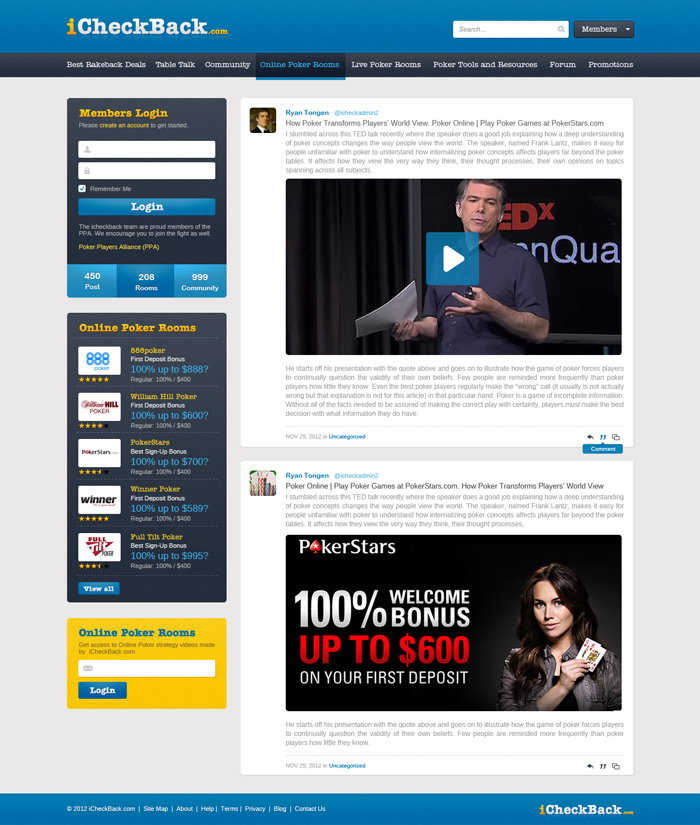 Wordpress Design by the-lion-king for ICHECKBACK | Design #1328268