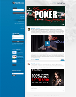 Wordpress Design by the-lion-king for ICHECKBACK | Design: #1330591