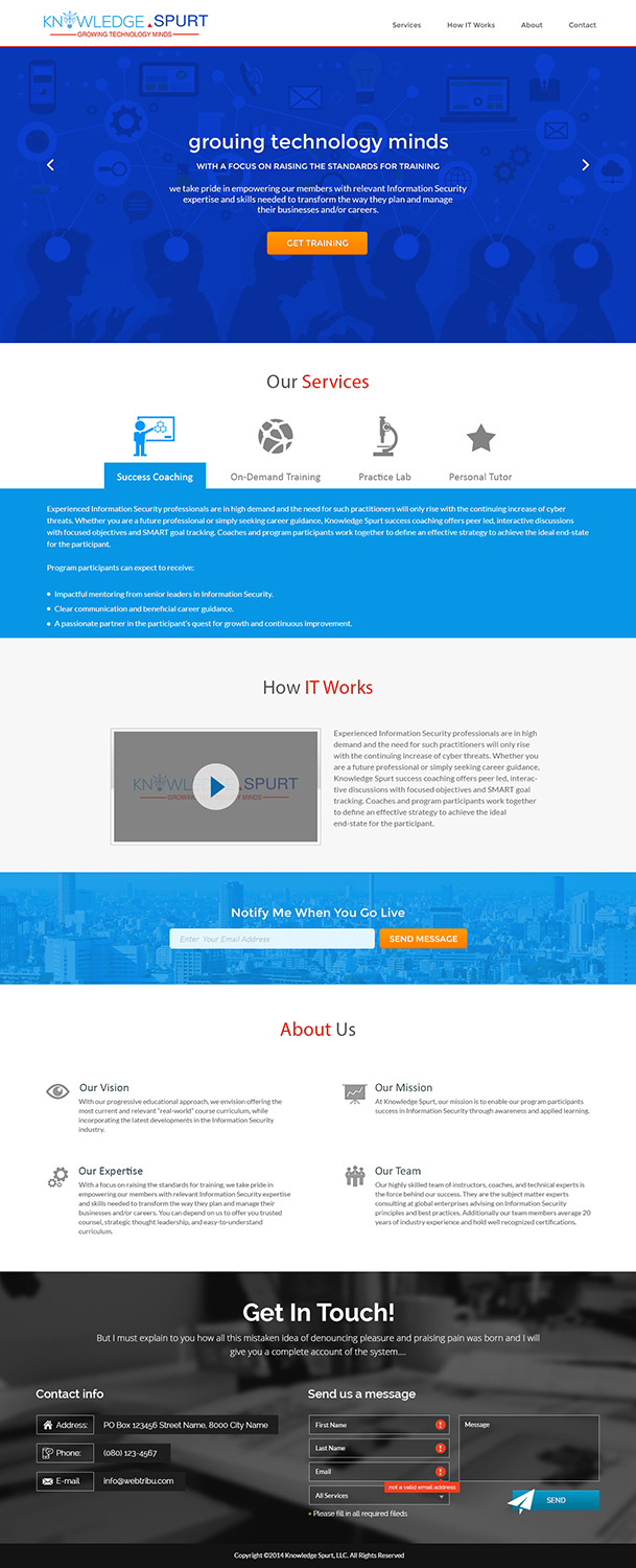 Web Design by Web Skippers for this project | Design #4602483