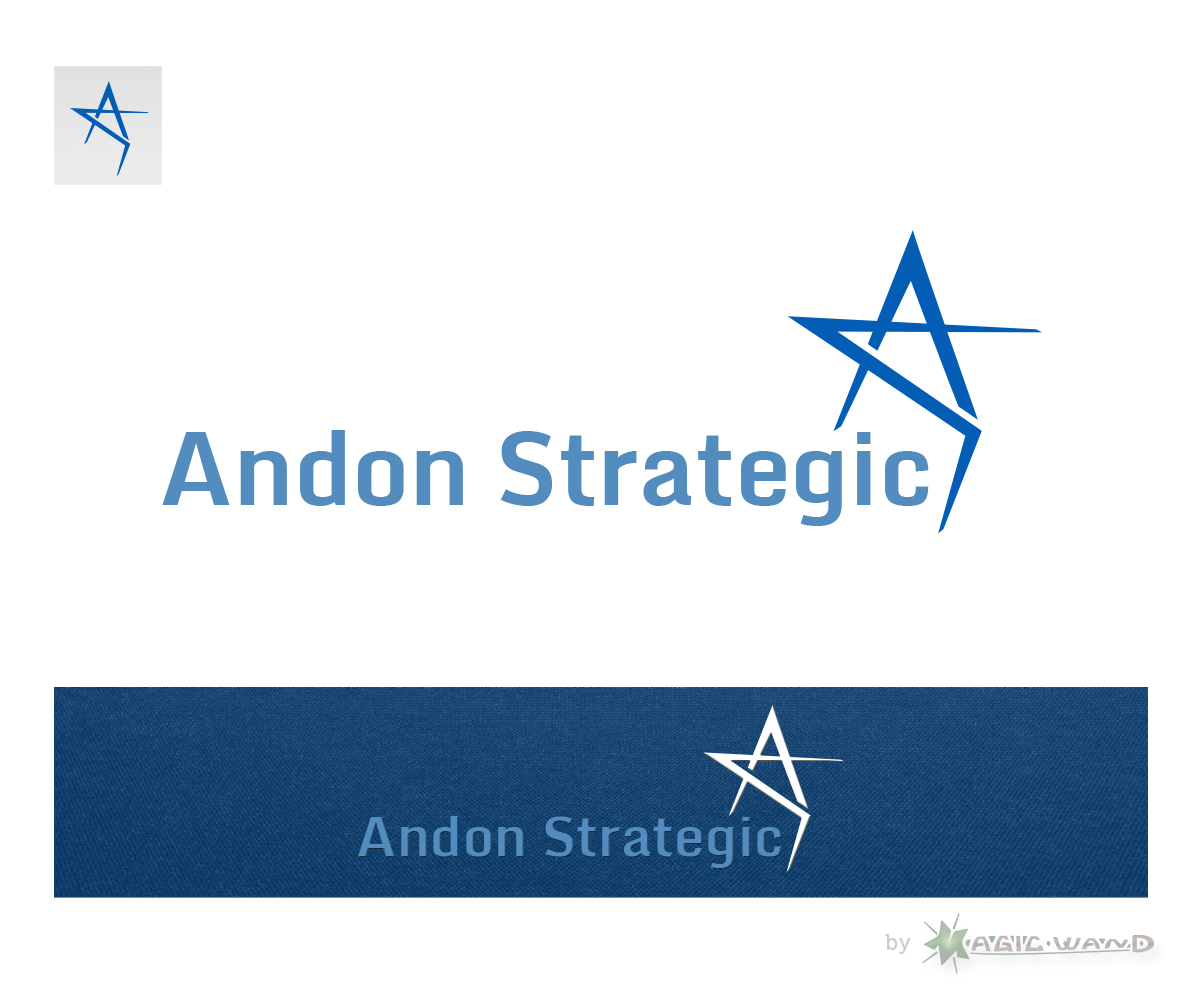Logo Design by Magic-Wand for Andon Strategic, LLC | Design #4641173