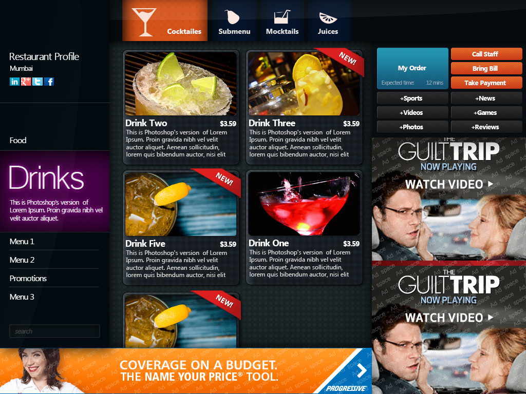 App Design by WirePaper for In The Market Media LLC | Design #1320574