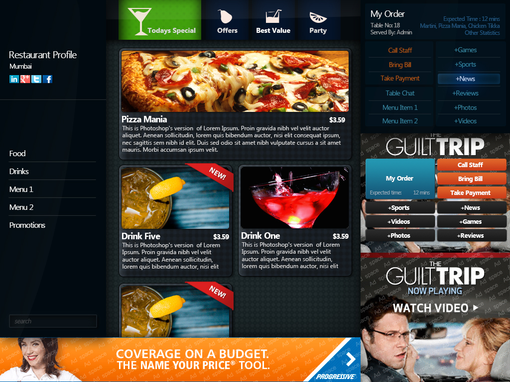 App Design by WirePaper for In The Market Media LLC | Design #1321515