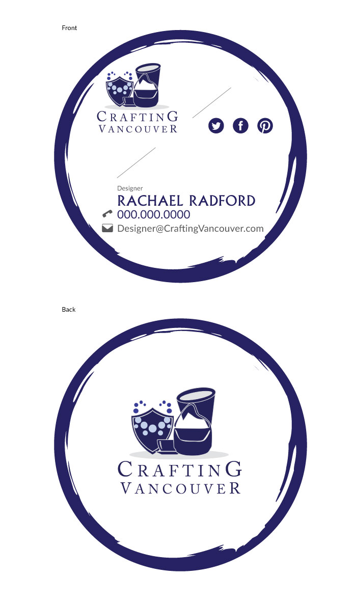 Diseño de Tarjeta de Presentación por Hui Jing para este proyecto | Diseño #4599425