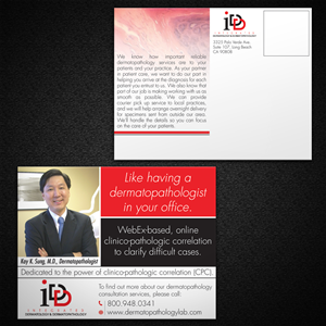 Integrated Dermatology & Dermatopathology CPC postcard | Postkarten-Design von Mon01