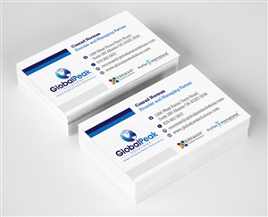 Business Card Design by ALSADESIGN for Global Peak Solutions, LLC | Design: #4599552