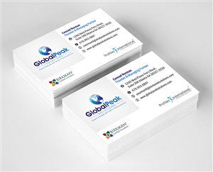 Business Card Design by ALSADESIGN for Global Peak Solutions, LLC | Design: #4600867