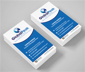 Business Card Design by ALSADESIGN for Global Peak Solutions, LLC | Design: #4601640