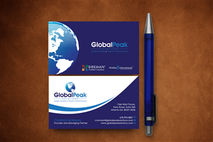 Business Card Design by Sarah Haroon for Global Peak Solutions, LLC | Design: #4598543
