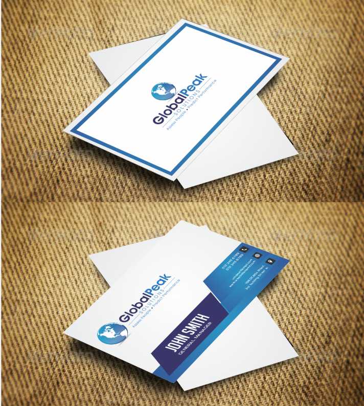 Business Card Design by AwsomeD for Global Peak Solutions, LLC | Design #4600876