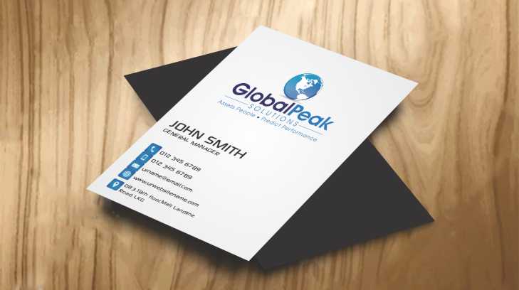 Business Card Design by AwsomeD for Global Peak Solutions, LLC | Design #4600877