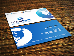 Global Peak Solutions, LLC Business Card Design | Business Card Design by Sajin