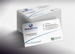 Business Card Design by Lanka Ama for Global Peak Solutions, LLC | Design: #4597819