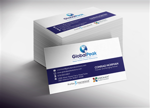 Business Card Design by Lanka Ama for Global Peak Solutions, LLC | Design: #4598178