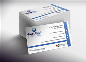 Business Card Design by Lanka Ama for Global Peak Solutions, LLC | Design: #4598346