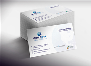 Business Card Design by Lanka Ama for Global Peak Solutions, LLC | Design: #4604379
