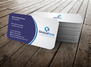 Business Card Design by szabist for Global Peak Solutions, LLC | Design #4604867