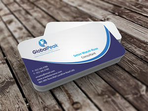 Business Card Design by szabist for Global Peak Solutions, LLC | Design: #4604870