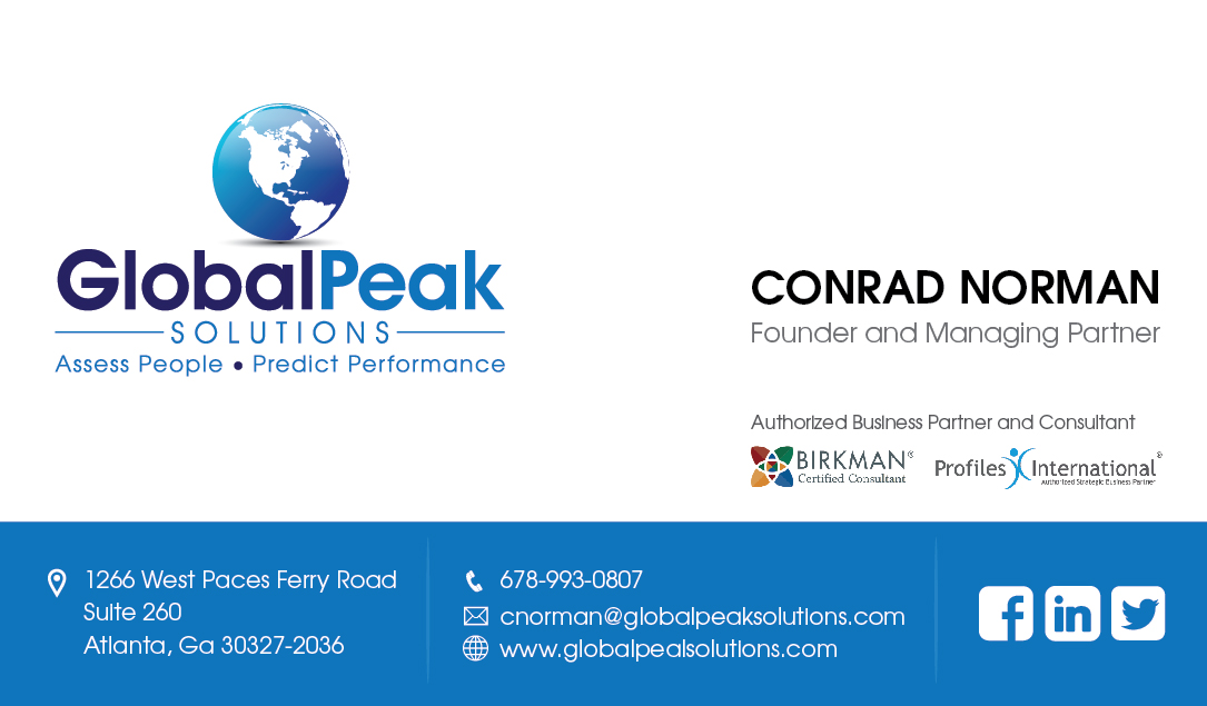 Business Card Design by creative.ahmed72 for Global Peak Solutions, LLC | Design #4613988