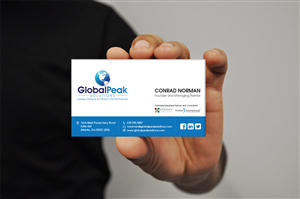 Business Card Design by creative.ahmed72 for Global Peak Solutions, LLC | Design: #4613994
