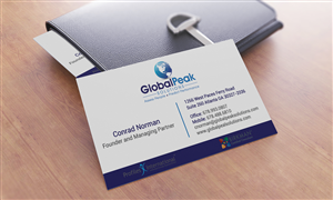 Business Card Design by Stylez Designz for Global Peak Solutions, LLC | Design: #4608167